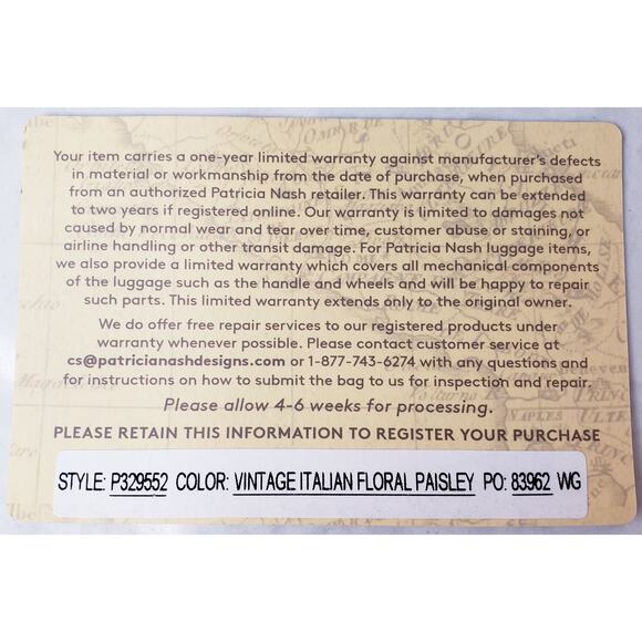 NEW PATRICIA NASH Cauchy Wallet Clutch in Italian Floral Paisley RFID Protected - Picture 8 of 9